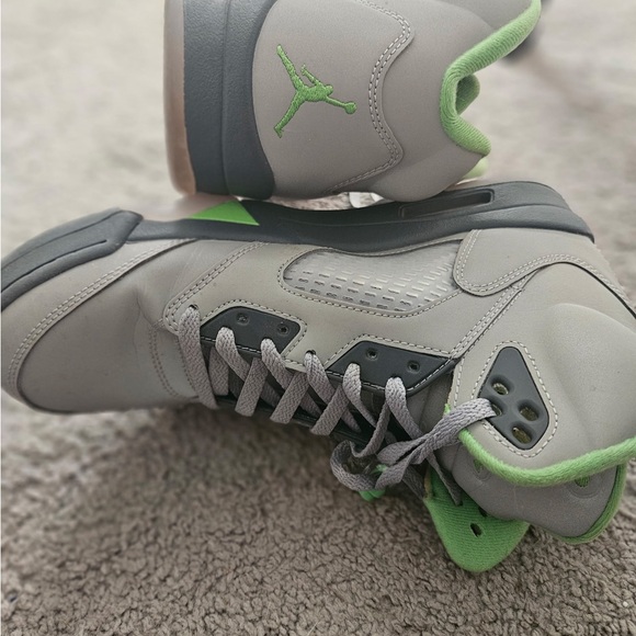 Jordan Athletic Shoes Gray and Green main image 4